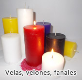 Velas, velones y fanales
